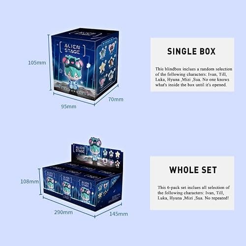 YJacuing Alien Stage Free Stage Series Blind Box Figures, Anime ALNST Officially Licensed Mystery Figurines (Single Box, Contains One Random Character) thumbnail 2