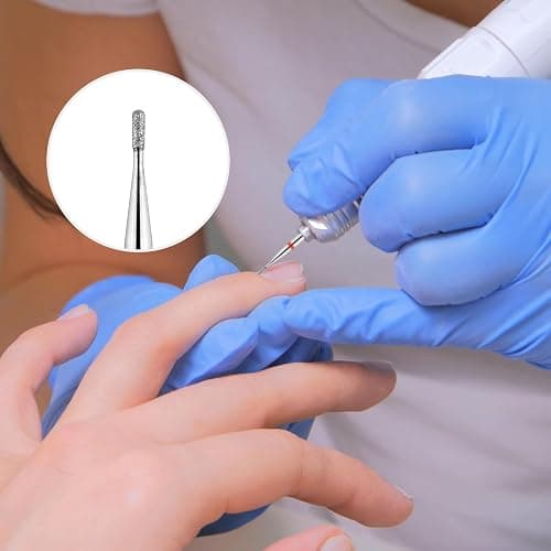 Acycoin2A 2pcs Round Tapered Cuticle Clean Nail Drill Bit (I) thumbnail 9