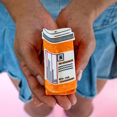 Generic Personalized Hair Claw, Arrow Trash Can Medicine Box Bioacetate Hair Claw, Funny Hair Claw Hair Accessories for Best Friend (Prescription) thumbnail 6