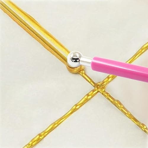 Kemcatui 4Pcs Pink Ball Shaped Cake Dotting Tool, 8 Head Fondant Ball Tool Stainless Steel Modeling Ball Tool, Metal Ball Mold Tool for Cake Decoration, Sculpting, DIY thumbnail 6