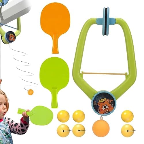 Door Table Tennis Game Over The Door,Hanging Table Tennis,Door Ping Pong Game,Adjustable Doorway Table Tennis, Portable Table Tennis Exerciser, Indoor Ball Games Unisex - Image 1