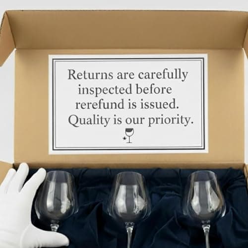 Red Wine Glasses Set of 4 - Ultra Light & Thin Hand-Blown Crystal Glasses 685ml - Long Stem Tulip Design for Cabernet Merlot Bordeaux - Inspired by Italian Design - Luxury Glassware for Aroma thumbnail 9