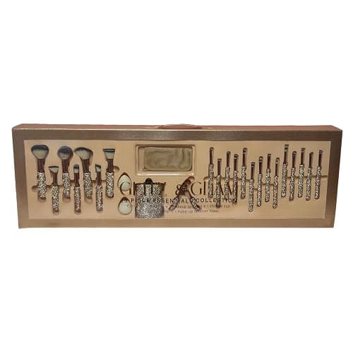 Glitz & Glam | Collection Brush Set Champagne 26 Pcs Set - Image 1