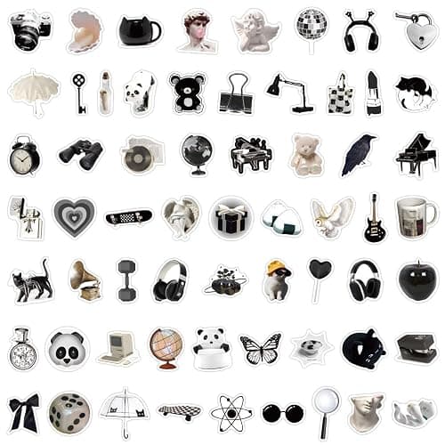 170PCS Y2K Grunge Stickers, Aesthetic Downtown Girls Pack Cool Trendy 2000s for Water Bottle Funny Waterproof Stickers for Teens Adults Vinyl for Laptop Skateboard thumbnail 7