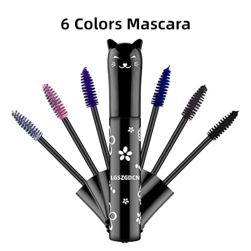 LGSZGDCN White Lashes volume mascara Extensions Makeup Lash Waterproof Fast Dry Eyelashes Curling Lengthening Primer Party Stage Use thumbnail 5