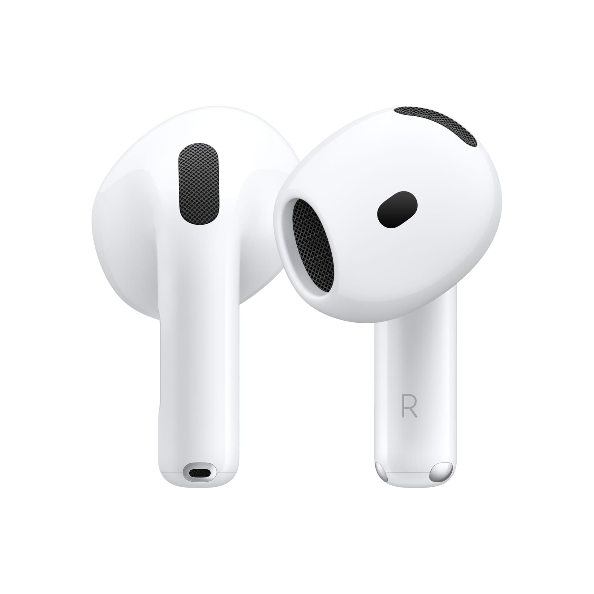Apple AirPods 4 Wireless Earphones, Bluetooth Headphones, Personal Spatial Audio, Sweat and Water Resistant, USB C Charging Case, H2 Chip, Up to 24 Hours Battery Life, Effortlessly Set Up for iPhone - Image 1