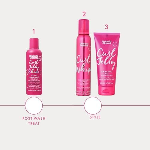 Umberto Giannini Curl Routine Kit for Type 3 Curls (3 Products) Styling Kit for Defined, Hydrated, Frizz-Free Curls thumbnail 5