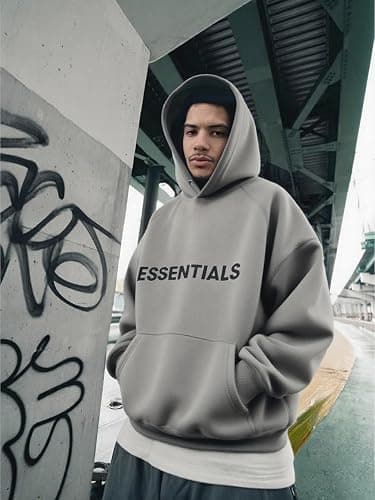 RICK TOP ONE Unisex Cotton Pullover Hoodie Soft Durable Sweatshirt Casual Loose Streetwear for Teens and Adults thumbnail 3
