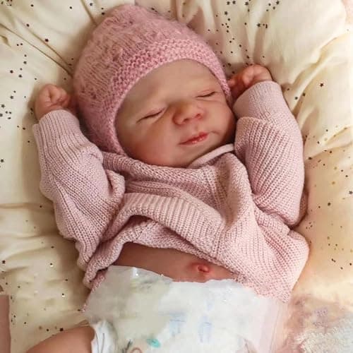 Zero Pam Silicone Baby Dolls Full Body-19'' Lifelike Reborn Baby Dolls Girl, Realistic Babys Doll, Anatomically Correct Girl, Sleeping Newborn Babies Doll, Reborn Babies, Real Life Babys for Girls thumbnail 2