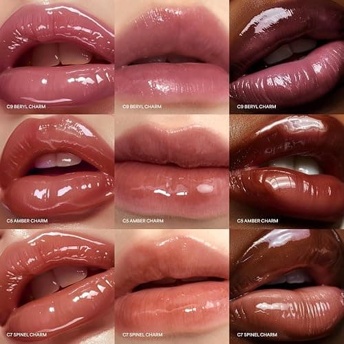 ENTROPY Makeup Glossy Lip Tint – Juicy Glow Line/Non-Sticky Hydrating Lip Gloss Tint, High Shine Finish, Buildable Sheer Color, Lip & Cheek Makeup - Beryl Charm (Soft Mauve Beryl) | glossy lip tint, Non-sticky lip tint, Juicy glow lip gloss thumbnail 4