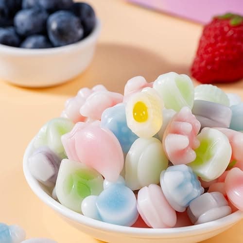 Halfoma Wax Bottle Chewable Candy, with Various Fruit-flavored Syrups in the Middle, Boxed, 58g, 32 Candies thumbnail 4