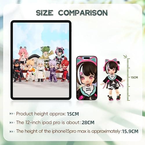 XiDonDon Study Tour Series Blind Box, 1/12 BJD Doll OB11 Size Action Figures, Movable Dolls with Doll Clothes Surprise Gift Toys (Single Box) thumbnail 5