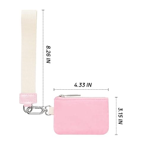 Mum's Memory Mini Zip Around Wristlet Wallets for Women -KeyChain Wallet with Detachable Dual Pouch Wristlet -Key Chain Coin Purse Small Wallets thumbnail 3