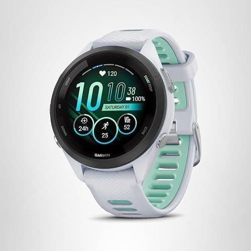 Garmin Forerunner 265S Running Smartwatch, Colorful AMOLED Display, Training Metrics and Recovery Insights, Whitestone and Neo Tropic thumbnail 7