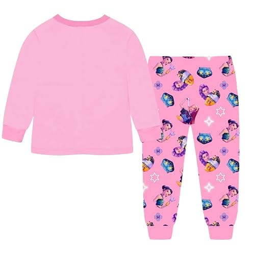 LISTHA Demon Hunters HUNTR/X Girls Pants Set Kids Music Adventure Tee Shirt 2PCS Long Sleeve Cartoon Anime Clothing Outfit thumbnail 2