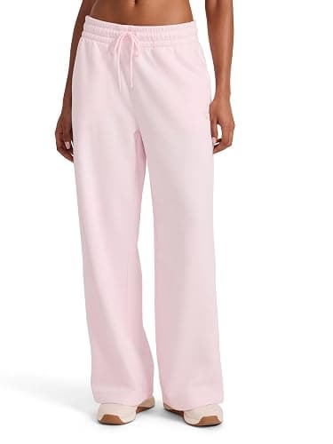 Reebok Womens Tonal Wide Leg Sweatpant, Standard Fit, 30” Inseam, Midweight Cotton-Poly Fabric - Image 1