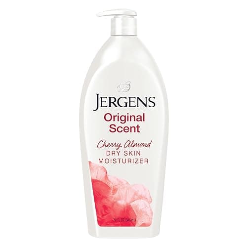 Jergens Original Scent Dry Skin Body Lotion, Hand and Body Moisturizer, Cherry Almond Essence, Dermatologist Tested, 32 Oz - 32 Fl Oz (Pack of 1) - Image 1