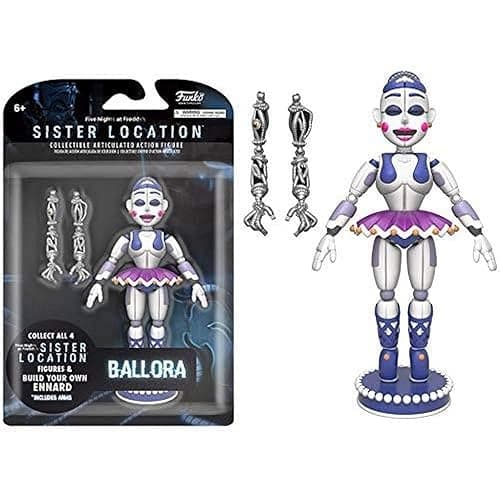 FUNKO 5 ARTICULATED ACTION FIGURE: FIVE NIGHTS AT FREDDY'S - BALLORA (FNAF)