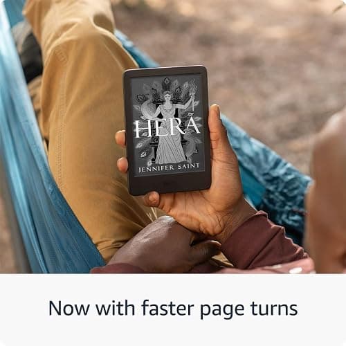 Amazon Kindle (newest gen) – Lightest and most compact Kindle with glare-free display, faster page turns, adjustable front light and long battery life – 16 GB – With Ads – Matcha thumbnail 3
