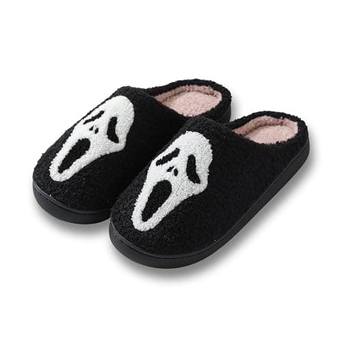Titype Christmas Slippers Cute Holiday Slipper Warm House Slippers for Women Men, Fuzzy Fluffy Outdoor Indoor Slip On Bedroom Slippers Home Shoes Ladies - Image 1