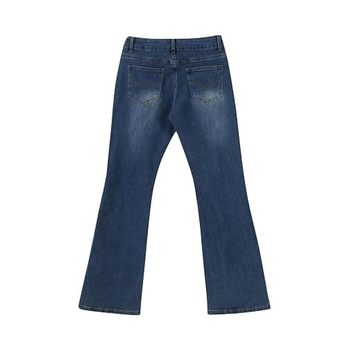 Flare Jeans for Women Stretchy Sexy Low Rise Jeans Boyfriend Flared Denim Pants Dressy Casual Jean Leggings Streetwear thumbnail 8