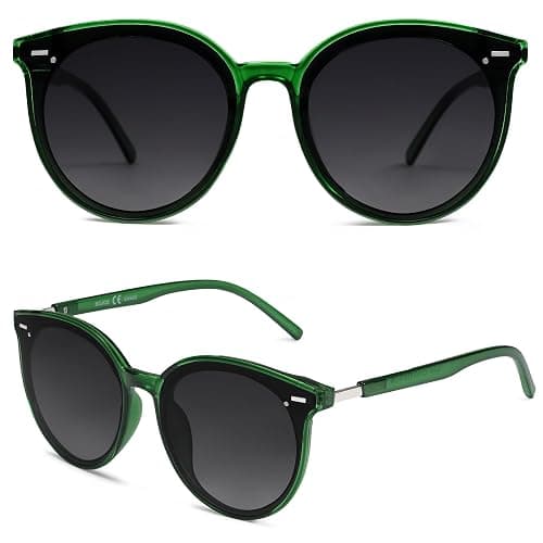 SOJOS Sunglasses Womens Trendy 2026 Retro Vintage Round Shades SJ2067,Large | PC Frames and Temples.Soft and Wide Nose Pads.UV400 protection PC Lenses,Ideal for Driving and All Sports thumbnail 3