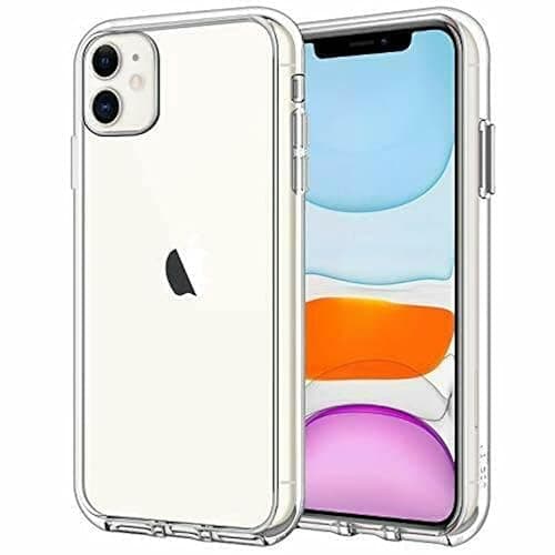 JETech Case for iPhone 11 6.1-Inch, Non-Yellowing Shockproof Phone Bumper Cover, Anti-Scratch Clear Back (Clear) - Image 1