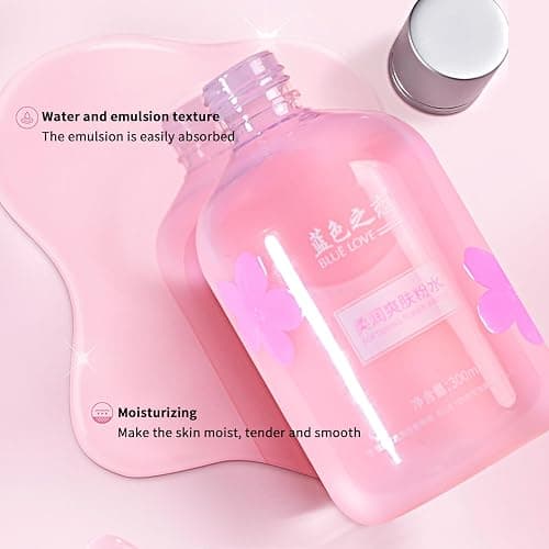 BLUE LOVE Pink Toner for Face - Hydrating & Soothing Water Formula with Hyaluronic Acid, Refines Pores, Balances pH, Gentle for Daily Use on All Skin Types thumbnail 2