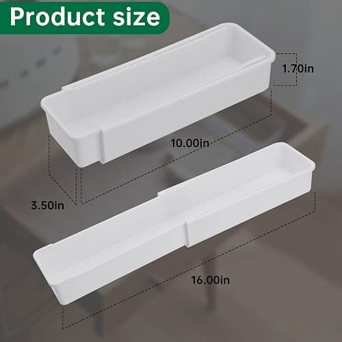 UXIETIN Expandable Straw Organizer Drawer for Cabinet,Reusable Extra Long Straw Drawer Organizer Fits for 60oz Stanley Long Straw thumbnail 3