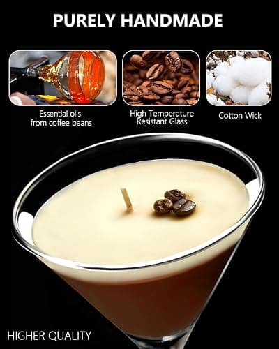 Vaiheng Martini Coffee Candles Gifts for Women, Scented Candles Unique Gifts for Women,Funny Cute Cool Cereal Soy Wax Candle for Home, Bedroom,Coffee Bar Scented for Christmas, Birthday,Halloween thumbnail 3