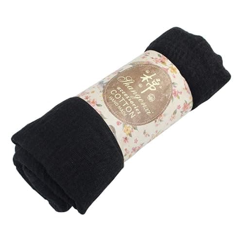Women Summer Cotton Blend Crinkle Vintage Soft Long Scarf Linen Beach Shawl Wrap thumbnail 3
