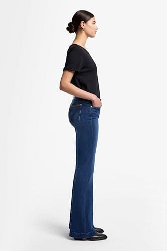 7 for All Mankind Women's 7 for All Mankind Women's Tailorless Dojo Regular Fit Flared Jeans thumbnail 3
