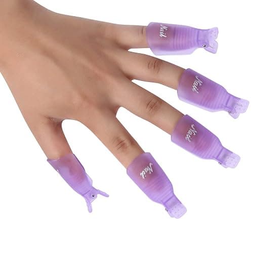 620 Pcs Non Lint Nail Wipes Cotton Pads and 20 Pcs Reusable Nail Soak Off Clips Plastic Nail Soaking Clips Toenail and Finger Gel Nail Polish Remover Wrap Tool thumbnail 5
