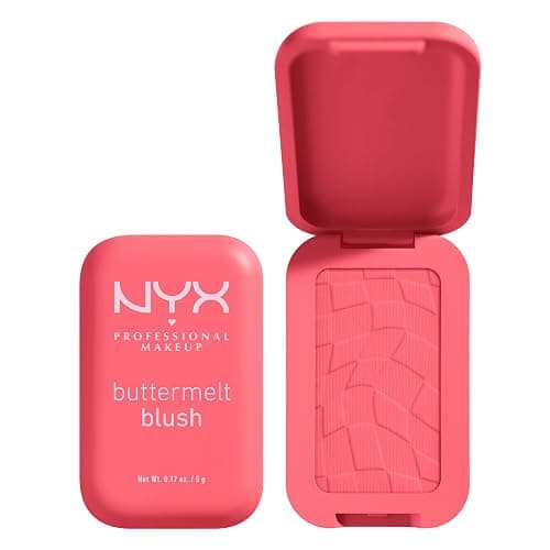 NYX Professional Makeup Buttermelt Blush, Buttery Soft Powder Blush, Up to 12 H Wear, Fade & Transfer Resistant, With Mango, Almond & Shea Butters, Shade: U Know Butta - Image 1