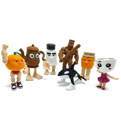 Sarcidery Brainrot Toys,Large Poseable Italian Brainrot Toys,Brainrot Action Figures for Kids,Steal a Brainrot for Fun Desk Display, Collecting & Parent‑Child Playtime Gifts（7Pcs 2） thumbnail 7