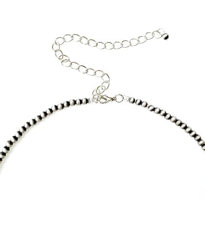 Western Style Navajo Pearl Bead Chain Chocker Necklace thumbnail 6