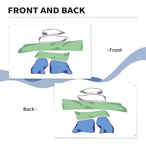 Double Sided Flag of Nunatsiavut Flag 2x3 Ft Outdoor Durable Holiday Yard Decoration Flags 2by3 Banner thumbnail 5