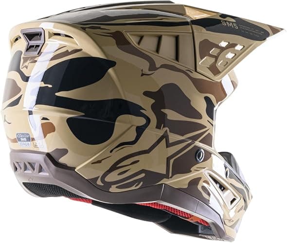 Alpinestars SM5 Mineral Helmet, Lightweight Protection for MX Riders thumbnail 2