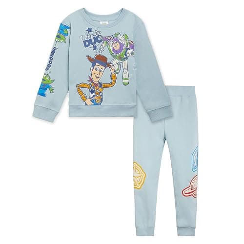 Disney Christmas Fleece Sweatshirt and Pants Outfit Set Newborn to Big Kid Sizes (Newborn - 10-12) - Image 1
