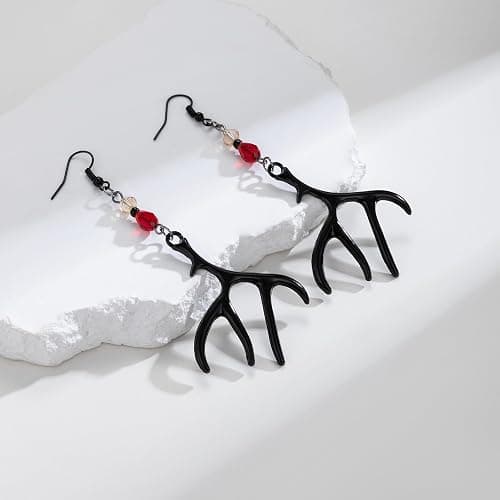 Alastor Earrings Inspired Merch Cosplay Dress up Accessories for Women thumbnail 2