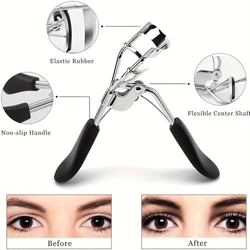 HGHDBT 56Pcs Black Makeup Brushes Set Professional with Case Premium Synthetic for Blush Eye Shadow Concealer Powder Foundation Eye & Face Make up Brush Kit with Beauty Blender Sponge Set Tools thumbnail 6