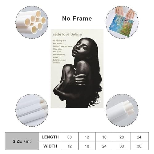 Sade 1 Canvas Poster Bedroom Decoration Landscape Office Valentine's Birthday Gift Unframe-style08x12inch(20x30cm) thumbnail 2