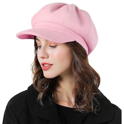 Sumolux Women Beret Newsboy Hat French Wool Cap Classic Autumn Spring Winter - Image 1