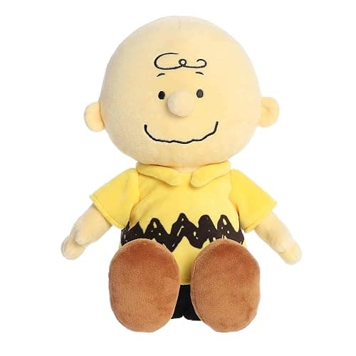 Aurora® Adorable Peanuts® Charlie Brown Stuffed Animal - Officially Licensed Toys for All Snoopy Fans - Nostalgic Gift for Adults and Birthday Celebrations - Multicolor 13 Inches - Image 1