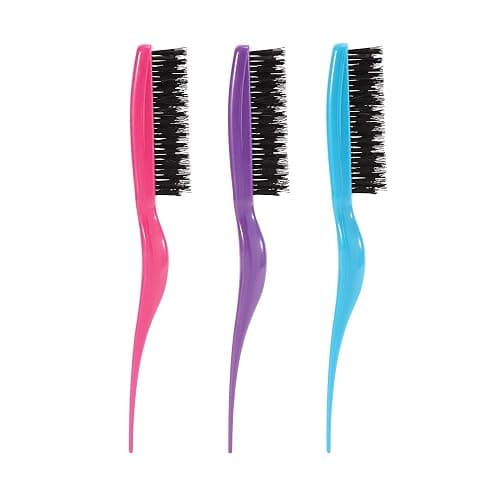 Cricket Amped Up Teasing Hair Brush, Aqua | Adds Major Volume and Shine, Heat Resistant, Ideal for Slick Back, Updos, and Detangling, Ergonomic Handle and Sectioning Tip thumbnail 3