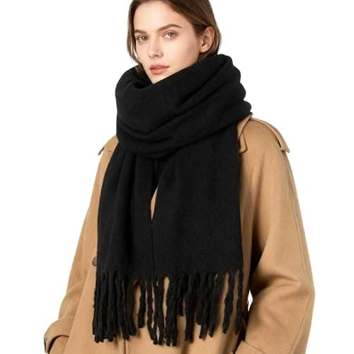 RIIQIICHY Scarf for Women Chunky Winter Scarf Cold Weather Thick Warm Ladies Scarves - Image 1