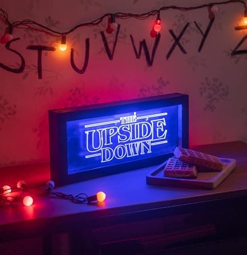 Stranger Things Merchandise - 4 Lighting Modes - Official Stranger Things Lamp - Neon Light - Led Lamp - Stranger Things Halloween Decor Indoor - Night Light for Kids thumbnail 5