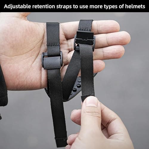 SOH Motorcycle Helmet Chin Strap Mount, Adjustable Magnetic Phone Helmet Chin Mount with Phone Clip for iPhone 16 Pro Max/15/14, Google, Samsung, LG, Pixel, Huawei, Xiaomi,All Smartphones thumbnail 5