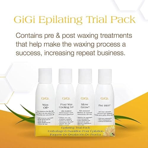 GiGi Post Waxing Essentials Kit, Pre & Post Wax Care Set Waxing Treatments, Skin Prep & Aftercare for Smooth Hair Removal, 2 oz Each thumbnail 3