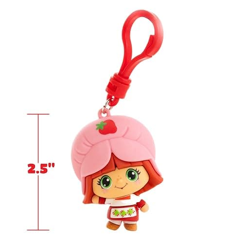 Strawberry Shortcake Mystery Blind Bag Sweet Scented 2.5-inch Cheebee Keychain Figure 3-Pack - Receive 3 Mystery Blind Bag Cheebee Keychain/Backpack/Clip-on Figures thumbnail 2